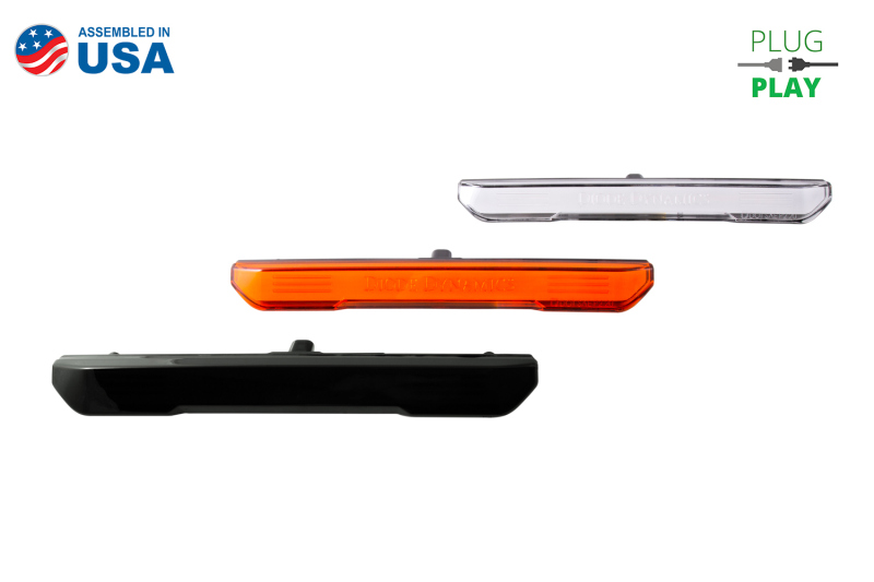 GMC Sierra 3500 HD Side Marker Light Assembly - Diode Dynamics - LED Sequential - Smoked - `20-`27